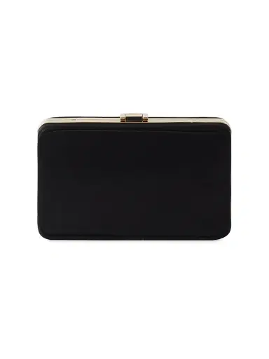 Prada Women's Satin Mini Clutch with Shoulder Strap | Thumbnail 3 Prada Women's Satin Mini Clutch with Shoulder Strap | Thumbnail 3