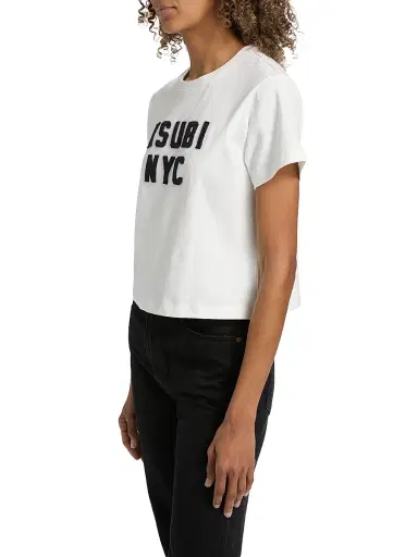 Ksubi Women's NYC Shrunken Crop T-Shirt - White | Thumbnail 4 Ksubi Women's NYC Shrunken Crop T-Shirt - White | Thumbnail 4
