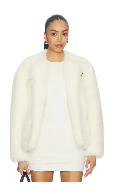 We11Done Faux Fur Belt Jacket | Thumbnail 2 We11Done Faux Fur Belt Jacket | Thumbnail 2