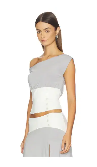 Tiger Mist Off Shoulder Denali Top | Thumbnail 2