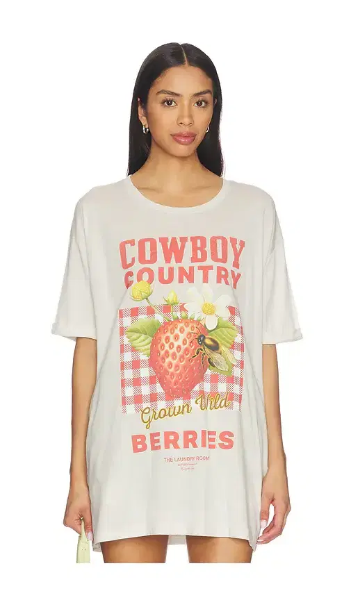 Cowboy Country Berries Oversized Tee