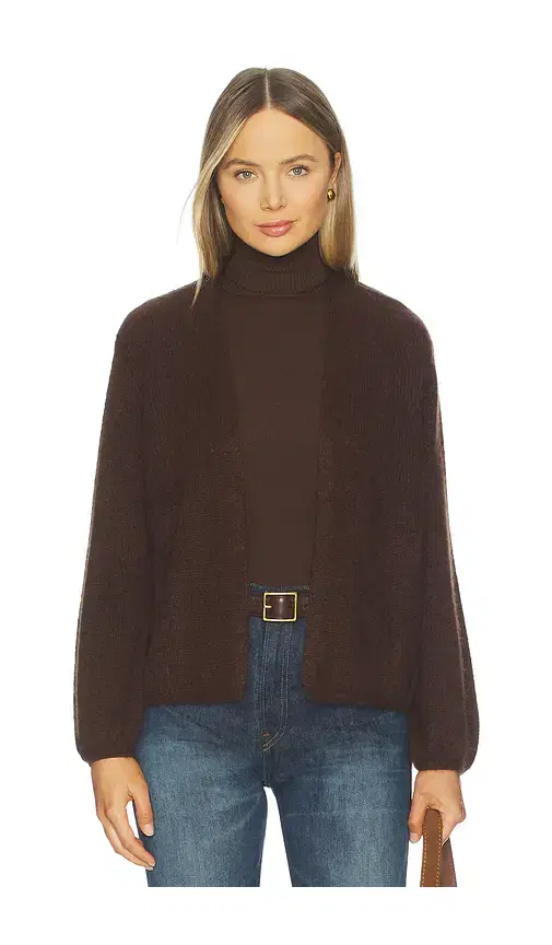 Juniper Balloon-sleeve Open Cardigan
