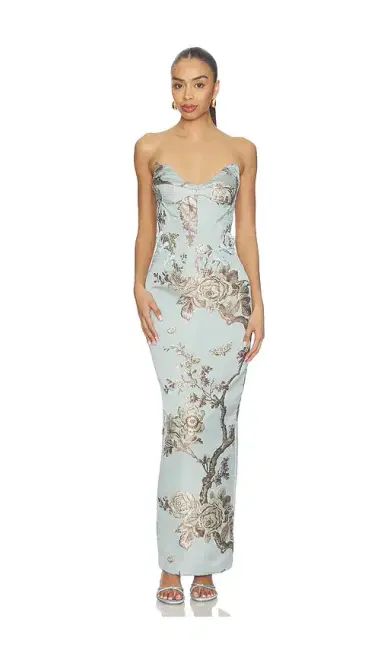 SAU LEE Novella Brocade Dress | Thumbnail 1 SAU LEE Novella Brocade Dress | Thumbnail 1