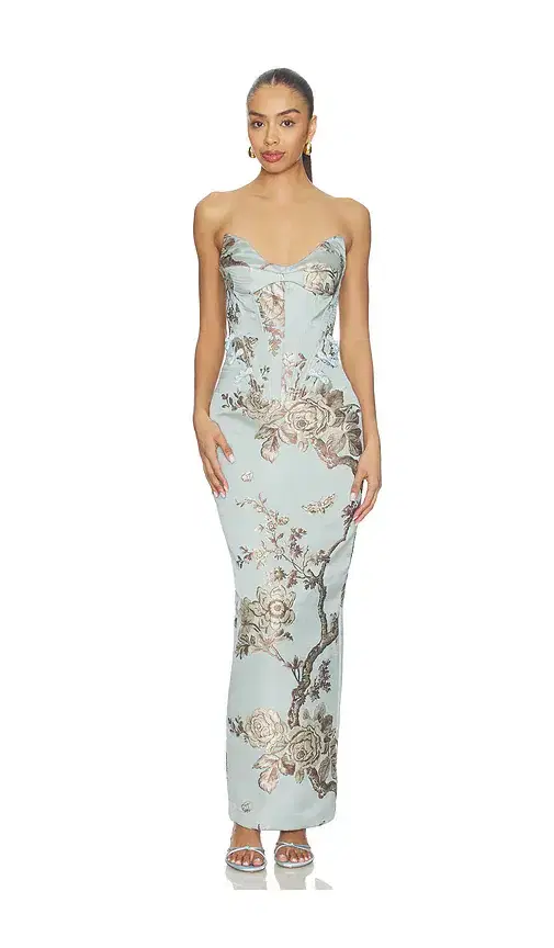 Novella Brocade Dress