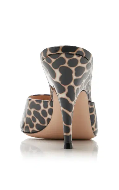 Gianvito Rossi Printed Leather Mules | Thumbnail 5 Gianvito Rossi Printed Leather Mules | Thumbnail 5