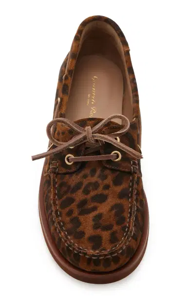 Gianvito Rossi Vandée Leopard Suede Flats | Thumbnail 3 Gianvito Rossi Vandée Leopard Suede Flats | Thumbnail 3