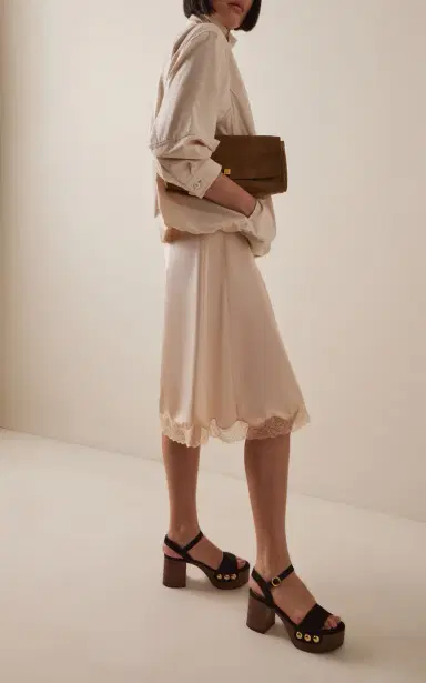 Gianvito Rossi Suede Platform Sandals | Thumbnail 2 Gianvito Rossi Suede Platform Sandals | Thumbnail 2