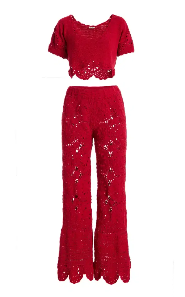 Akoia Swim Exclusive Bunga Crocheted Cotton Pant Set