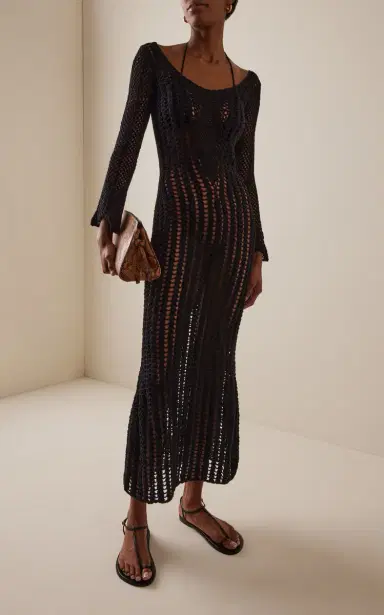 Akoia Swim Exclusive Crocheted Cotton Maxi Dress | Thumbnail 2