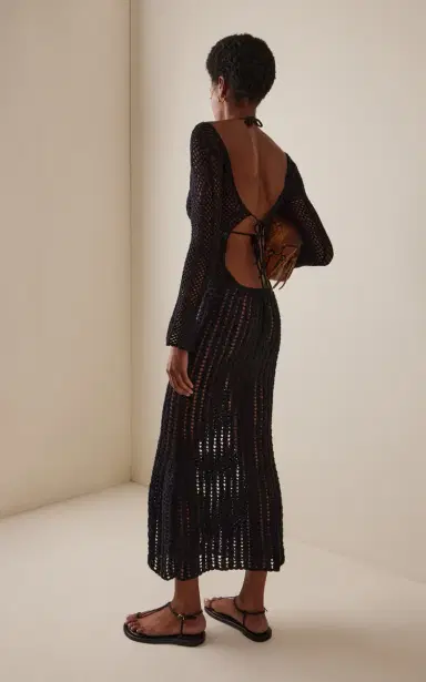 Akoia Swim Exclusive Crocheted Cotton Maxi Dress | Thumbnail 4