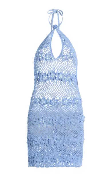 Akoia Swim Kusuma Crocheted Cotton Mini Dress | Thumbnail 6