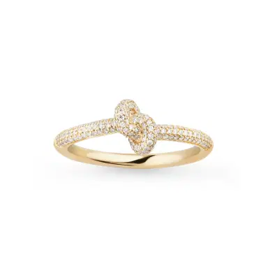 Engelbert 1920 Diamond Pave Mini Legacy Knot Ring | Thumbnail 5 Engelbert 1920 Diamond Pave Mini Legacy Knot Ring | Thumbnail 5