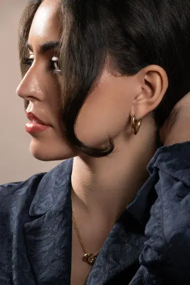 Engelbert 1920 Medium Drop Link Earrings | Thumbnail 2
