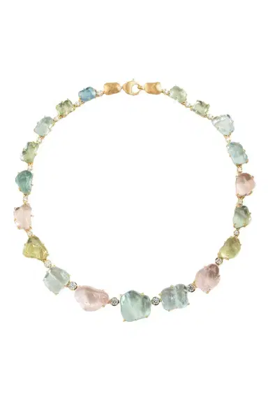MARCO BICEGO Mixed Beryl Diamond Unico Necklace | Thumbnail 1 MARCO BICEGO Mixed Beryl Diamond Unico Necklace | Thumbnail 1