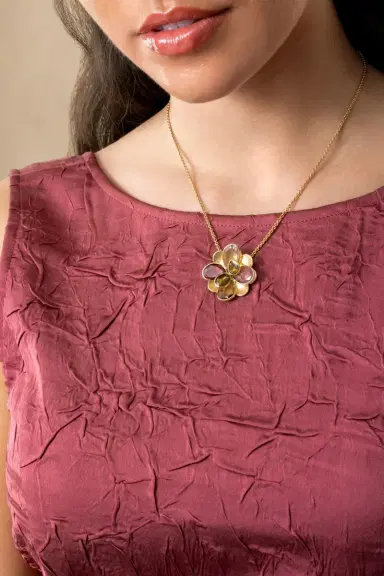 MARCO BICEGO Mixed Tourmaline Flower Petali Pendant Necklace | Thumbnail 4 MARCO BICEGO Mixed Tourmaline Flower Petali Pendant Necklace | Thumbnail 4