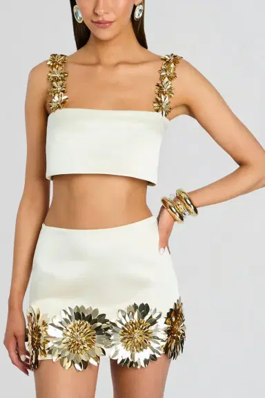 Retrofête Sinead Embellished Top | Thumbnail 4