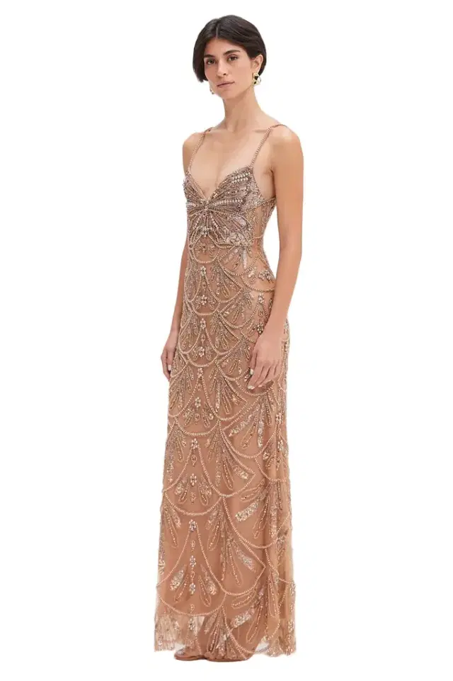 PatBo EMBROIDERY DREAMS GOWN