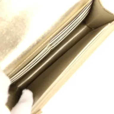 Chanel Chanel Trendy Top Handle Wallet On Chain WOC Metallic Gold Shiny Caviar Light Gold Hardware | Thumbnail 11