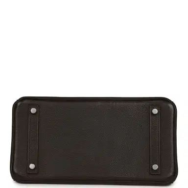 HERMÈS Hermes Birkin 30 Ebene Barenia Faubourg Palladium Hardware | Thumbnail 6