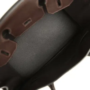 HERMÈS Hermes Birkin 30 Ebene Barenia Faubourg Palladium Hardware | Thumbnail 8