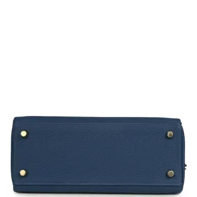 HERMÈS Hermes Kelly Retourne 25 Bleu Tie Togo Permabrass Hardware | Thumbnail 6 HERMÈS Hermes Kelly Retourne 25 Bleu Tie Togo Permabrass Hardware | Thumbnail 6