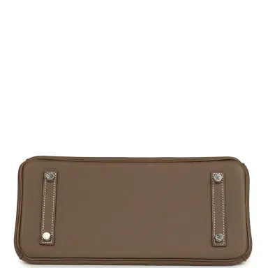 HERMÈS Hermes Shoulder Birkin Light 29 Etoupe Evercolor Palladium Hardware | Thumbnail 6