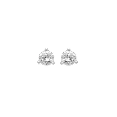 Ina Mar Ina Mar 14K White Gold 0.50 ctw Round Diamond Martini Stud Earrings ST1001D-FW-050F - 14K White Gold / by The Solist | Thumbnail 1
