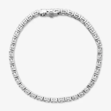 Ina Mar Ina Mar 14K White Gold 10.00 ctw Round Diamond 4-Prong Tennis Bracelet B1088H-FW-1000F - 14K White Gold / by The Solist | Thumbnail 3
