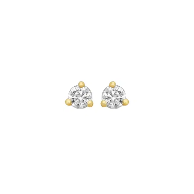 Ina Mar Ina Mar 14K Yellow Gold 1.00 ctw Round Diamond Martini Stud Earrings ST1001D-FY-100F - 14K Yellow Gold / by The Solist