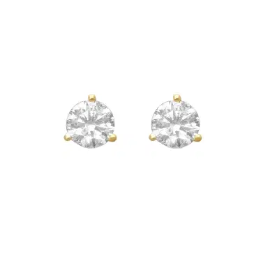 Ina Mar Ina Mar 14K Yellow Gold 1.50 ctw Round Diamond Martini Stud Earrings ST1001D-FY-150F - 14K Yellow Gold / by The Solist | Thumbnail 1