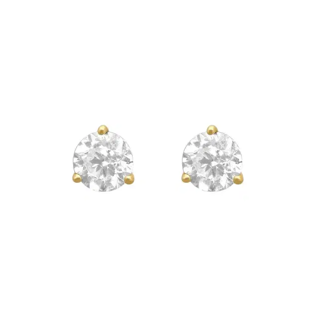 Ina Mar Ina Mar 14K Yellow Gold 2.00 ctw Round Diamond Martini Stud Earrings ST1001D-FY-200F - 14K Yellow Gold / by The Solist