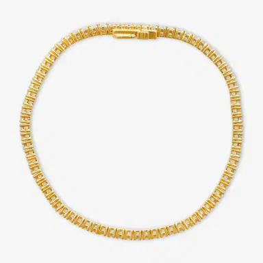 Ina Mar Ina Mar 14K Yellow Gold 2.00 ctw Round Diamond 4-Prong Tennis Bracelet B1088B-FY-200F - 14K Yellow Gold / by The Solist | Thumbnail 3