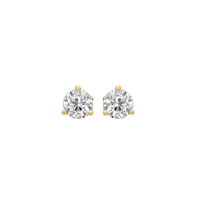 Ina Mar Ina Mar 14K Yellow Gold 0.75 ctw Round Diamond Martini Stud Earrings ST1001D-FY-075F - 14K Yellow Gold / by The Solist