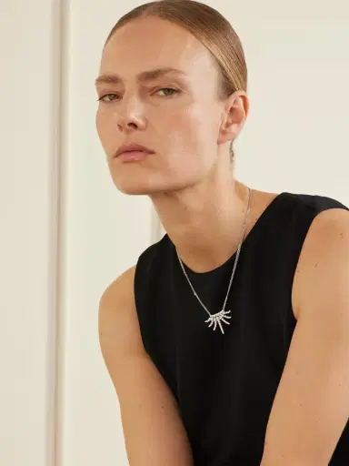 YEPREM 18-karat White Gold Diamond Necklace | Thumbnail 2 YEPREM 18-karat White Gold Diamond Necklace | Thumbnail 2