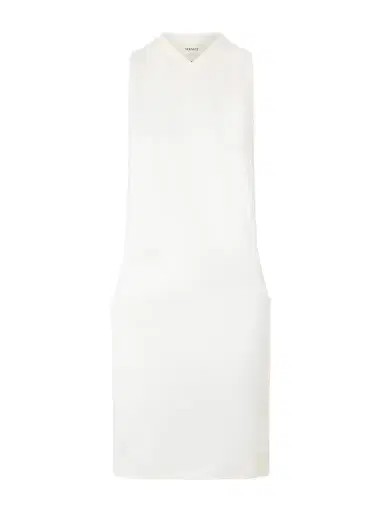 Versace Sleeveless Embroidered Stretch-cotton Jersey Dress | Thumbnail 1 Versace Sleeveless Embroidered Stretch-cotton Jersey Dress | Thumbnail 1