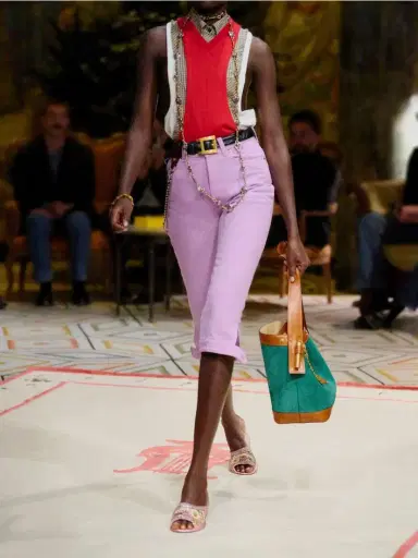 Versace Sleeveless Embroidered Cotton Tank Top | Thumbnail 5 Versace Sleeveless Embroidered Cotton Tank Top | Thumbnail 5
