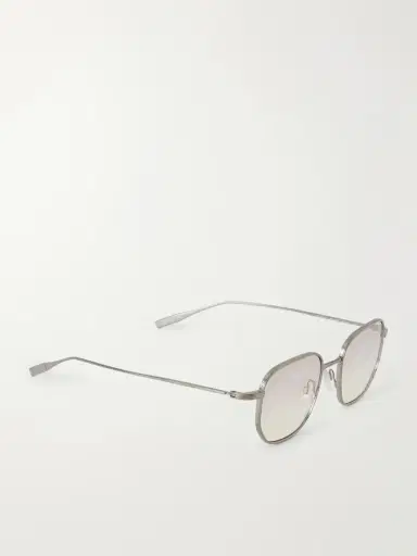 BARTON PERREIRA Revere Square-frame Gunmetal-tone Titanium Sunglasses | Thumbnail 3