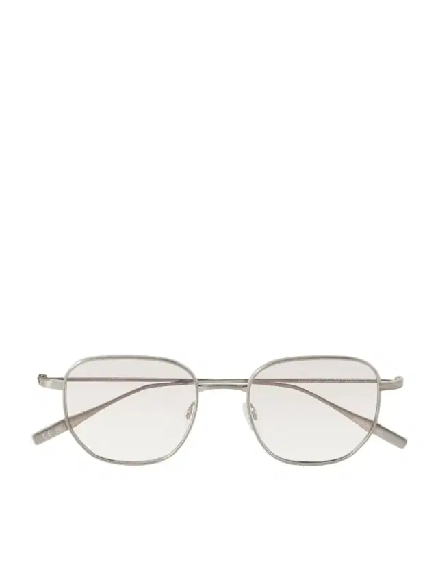 BARTON PERREIRA Revere Square-frame Gunmetal-tone Titanium Sunglasses