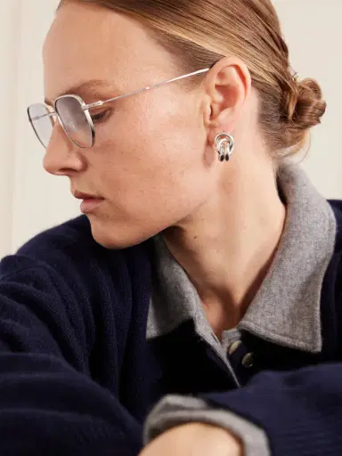 BARTON PERREIRA Revere Square-frame Platinum-tone Titanium Sunglasses | Thumbnail 5 BARTON PERREIRA Revere Square-frame Platinum-tone Titanium Sunglasses | Thumbnail 5