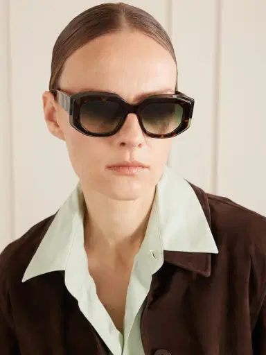 BARTON PERREIRA Crescendo Square-frame Tortoiseshell Acetate Sunglasses | Thumbnail 2