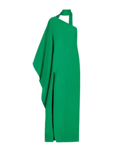 Taller Marmo Paloma One-shoulder Scarf-detailed Crepe-cady Gown | Thumbnail 1 Taller Marmo Paloma One-shoulder Scarf-detailed Crepe-cady Gown | Thumbnail 1