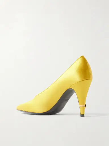 Versace Gianni 90 Embroidered Embellished Satin Pumps | Thumbnail 3