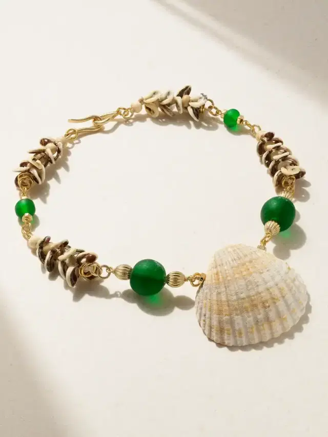 Samsara Gold-plated Shell Necklace