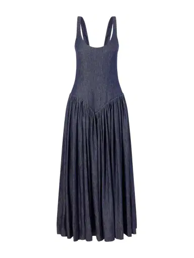 Gabriela Hearst Isai Pleated Linen And Silk-blend Maxi Dress | Thumbnail 1 Gabriela Hearst Isai Pleated Linen And Silk-blend Maxi Dress | Thumbnail 1