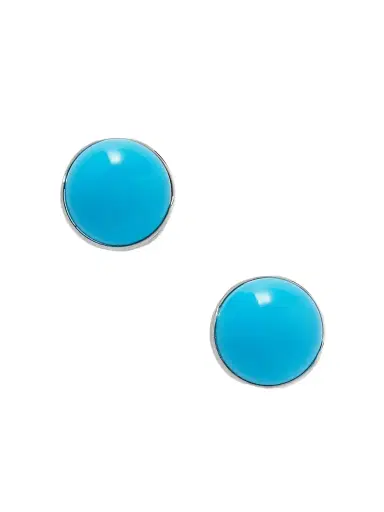 Alaïa Sphere Silver-tone And Enamel Earrings | Thumbnail 1