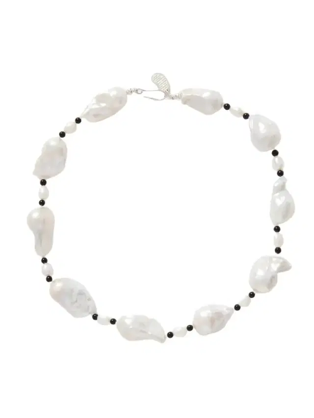 Host Silver, Pearl And Onyx Necklace
