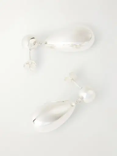 LIÉ STUDIO The Lola Silver Earrings | Thumbnail 3