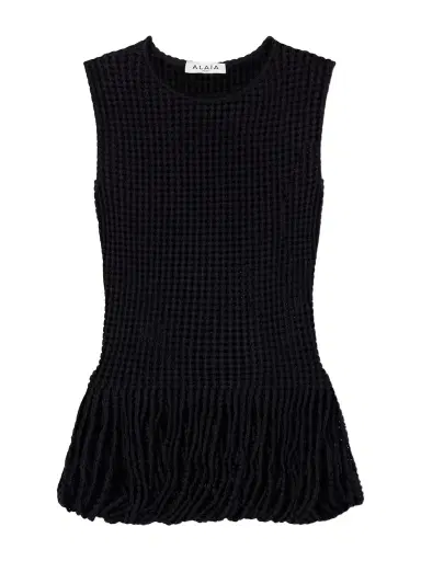 Alaïa Open-knit Top | Thumbnail 1 Alaïa Open-knit Top | Thumbnail 1