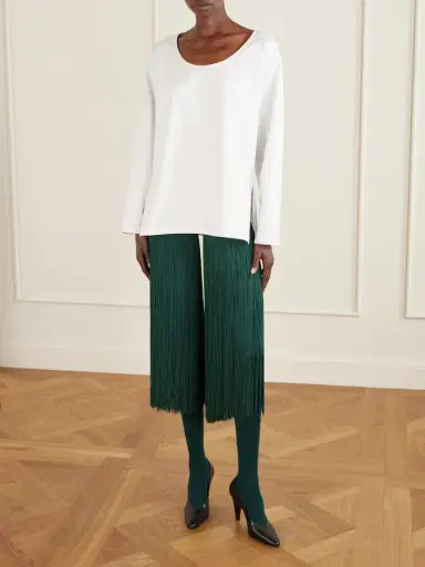Alaïa Cotton-jersey T-shirt | Thumbnail 2 Alaïa Cotton-jersey T-shirt | Thumbnail 2
