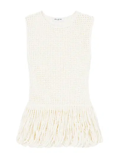 Alaïa Open-knit Top | Thumbnail 1 Alaïa Open-knit Top | Thumbnail 1